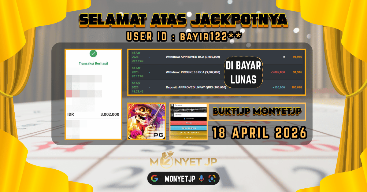 SLOTJP MONYETJP : Wild Bandito MALEM MINGGU GACOR BANGET